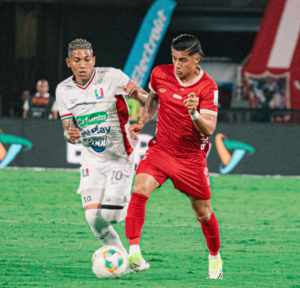 Once Caldas aguantó en el Pascual y se llevó un punto sufrido